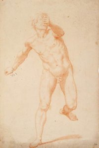 Running Youth Looking Backwards Over His Left Shoulder by Santi di Tito