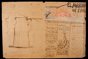 El mascaró de proa. Illustrated and Handwritten Heading by Santiago Rusiñol
