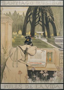 Fulls de la vida Poster by Santiago Rusiñol