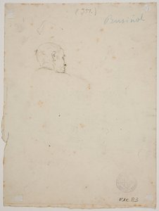 Study of a Male Head by Santiago Rusiñol