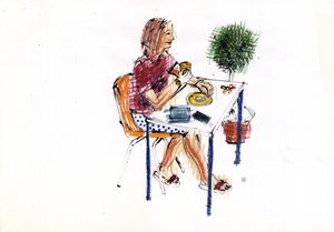 Cafe by Sara Hayward