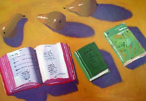 Three Pears by Sara Hayward