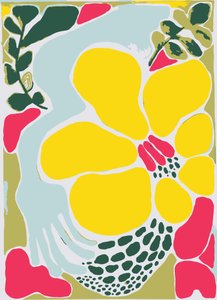 Abstract Yellow Blooms