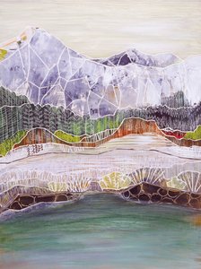 Geometric Mountain Lake