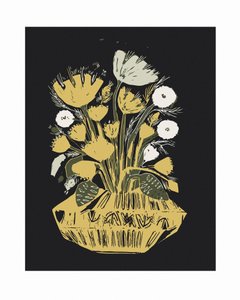 Rustic Golden Flowers