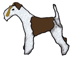 Fox Terrier by Sarah Thompson Engels