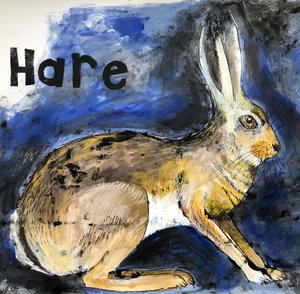 Hare, 2021 by Sarah Thompson Engels
