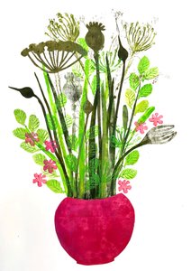 Red vase 2 by Sarah Thompson Engels