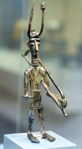 Bronze figurine of a warrior, c.1800-1200 BC