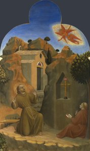 The Stigmatisation of Saint Francis (detail) From Borgo del Santo Sepolcro Altarpiece, 1437-1444