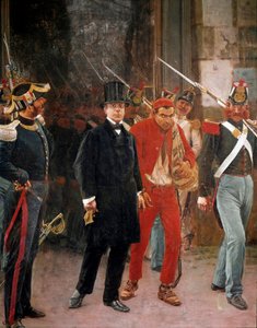 Arrest of the Italian patriot and politician Carlo Poerio
