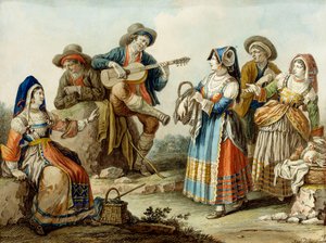 A Neapolitan Song by Saviero Xavier della Gatta