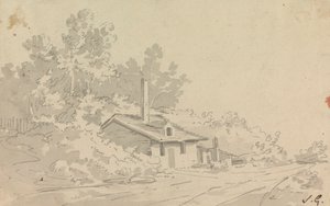 A Dwelling by Sawrey Gilpin