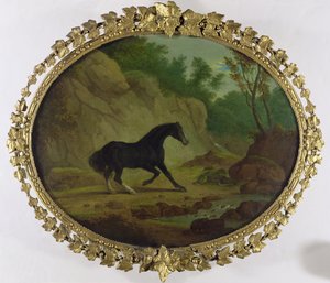 A Horse Frightened by a Snake