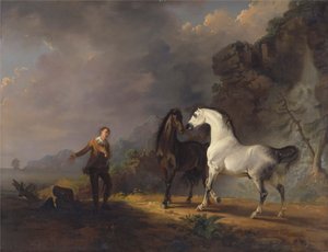 Gulliver Addressing the Houyhnhnms by Sawrey Gilpin