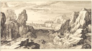 Mountain Landscape by Sébastien  Le Clerc I