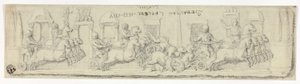 Antique Relief of Chariot Race