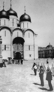The Cathedral of the Dormition in the Moscow Kremlin, Russia, 1883