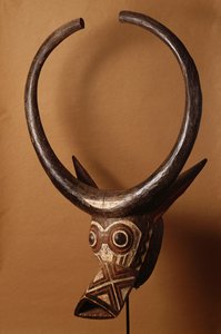 A Bwa Bushcow Mask by School African