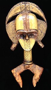 Reliquary Figure, Kota Culture by School African