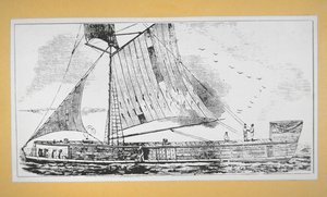 Mississippi Keel boat by School American