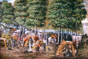The Miracle of the Quail by School American