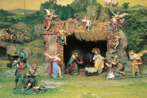 Nativity Scene by School Austrian