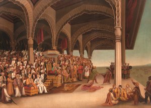 Untitled (The Disrobing of Draupadi) by School Bengali