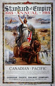 Advertisement on the cover of the Standard of Empire Annual 1913-14