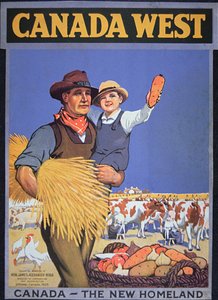 Poster promoting immigration to Canada