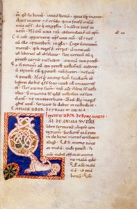 Miniature Old Testament Page (13th Century) by School Carolingian