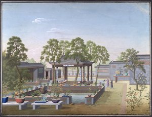 Drawing of the Garden of a Chinese Merchant