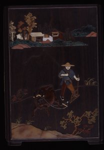 Brushpot With Scenes Of Country Pursuits