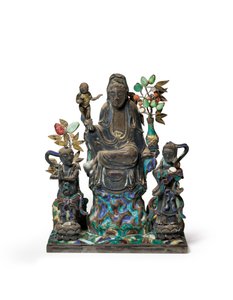 Buddhist Figural Group by School Chinese