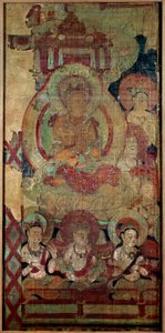 Chinese Art: Group of Boddhisatvas by School Chinese