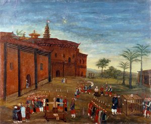 Chinese art: scenes of torture and executions of prisoners