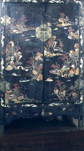 Decorated Cabinet, Coromandel by School Chinese