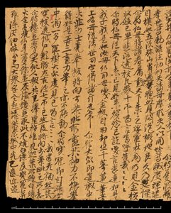 Fragment from Dunhuang by School Chinese