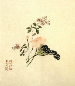 Lotus flower - ink on paper, China by School Chinese