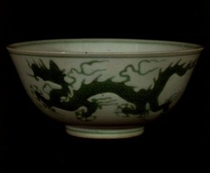 Ming Green Dragon Bowl, Hong-hsi Period, c.1425-35