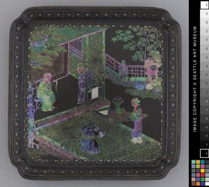 Small plate, late 18th century by School Chinese