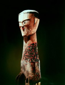 Statuette, Zhou Dynasty (1046-256 BC), 4th - 3rd century BC (detail) by School Chinese
