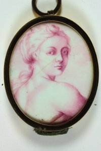 A lady looking over her right shoulder by School Continental