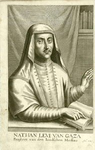 Nathan of Gaza (engraving) by School Dutch