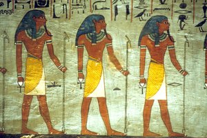 Ancient Egypt, Painting, Tomb of Rameses I, Thebes, Gods of the Underworld by School Egyptian
