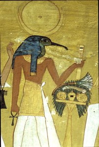 God Thoth Introducing the Deceased to Osiris