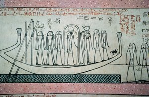 Luxor, Thebes: Left bank of the Nile: Valley of the Kings, tomb of Thutmosis III by School Egyptian