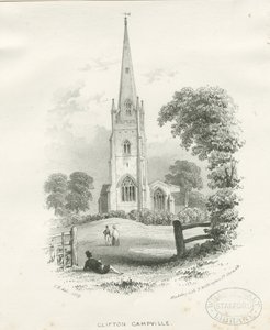 Clifton Campville Church by School English