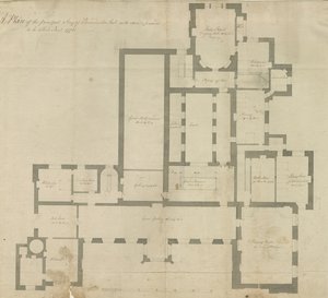 Interior of Beaudesert Hall and Park by School English