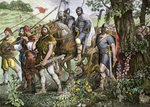 Kent Men Going to Battle During the Norman Invasion, 1066